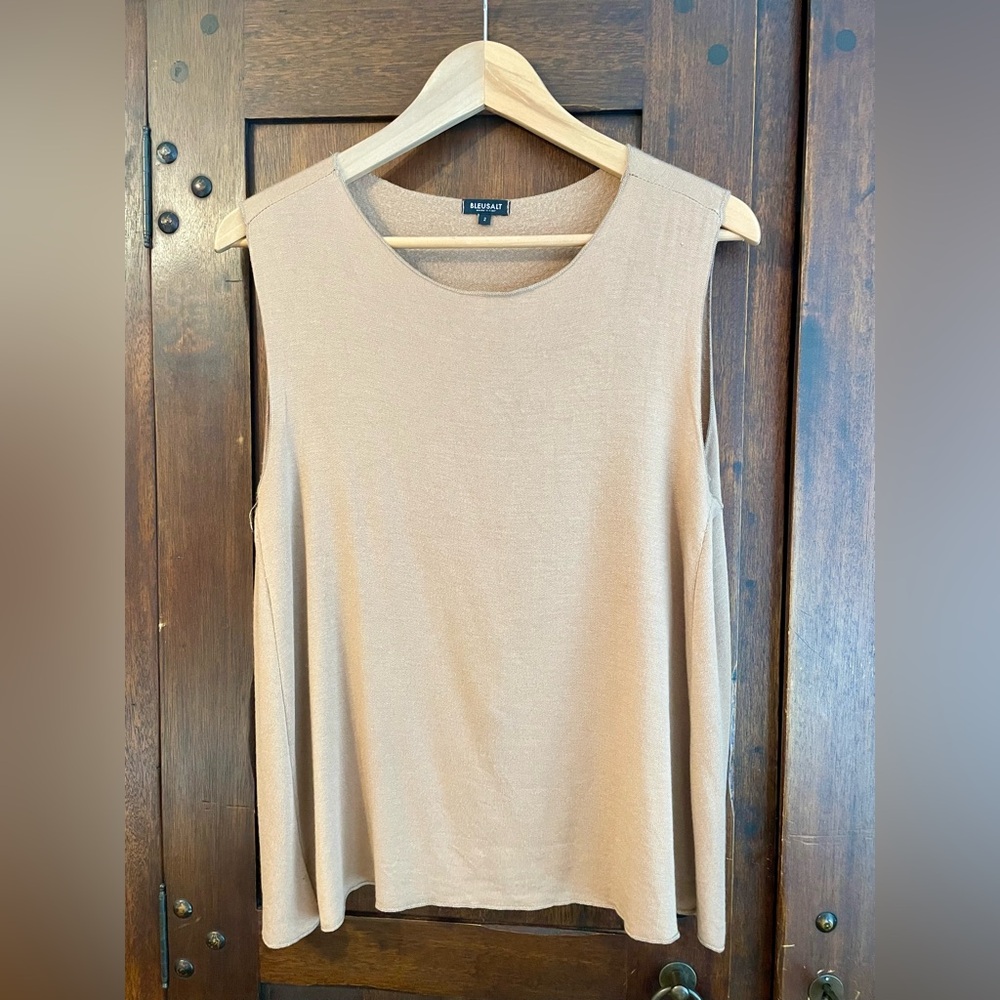 BLEUSALT The Swing Top in Camel